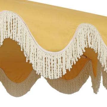 Collins 9 ft. Classic Cottage Tassel Market Patio Umbrella